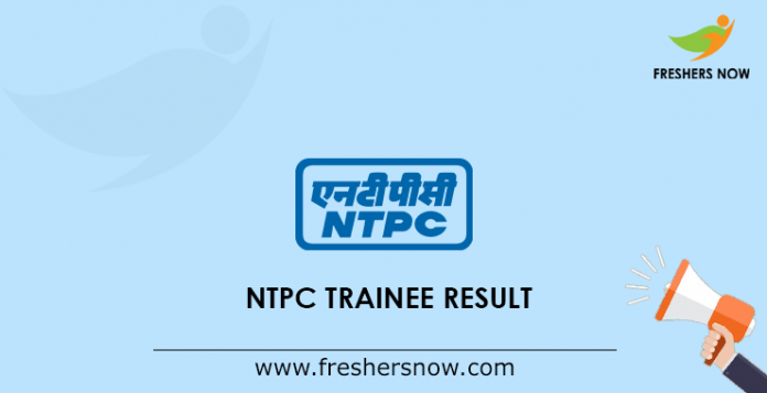 NTPC Trainee Result