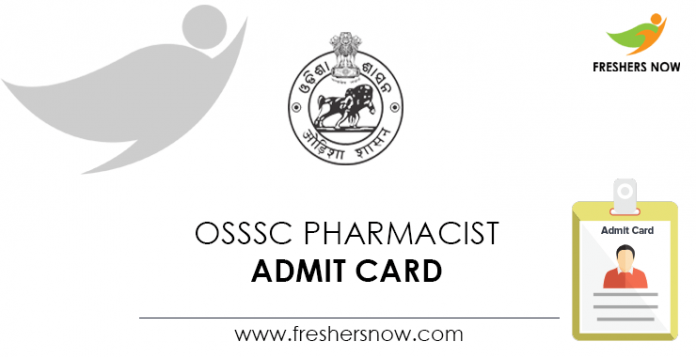 OSSSC-Pharmacist-Admit-Card