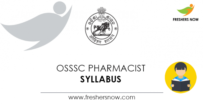 OSSSC Pharmacist Syllabus