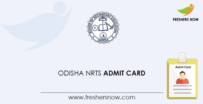 Odisha NRTS Admit Card