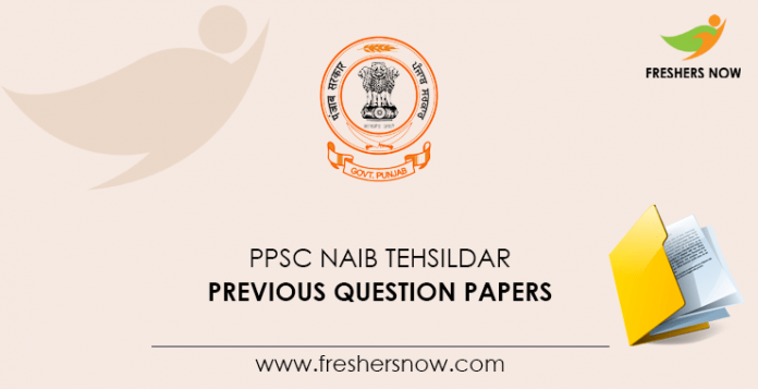 PPSC Naib Tehsildar Previous Question Papers