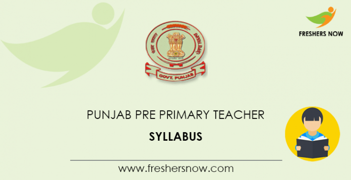 Punjab-Pre-Primary-Teacher-Syllabus