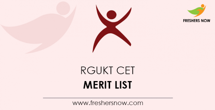 RGUKT CET Merit List