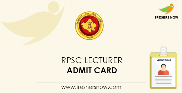 RPSC-Lecturer-Admit-Card