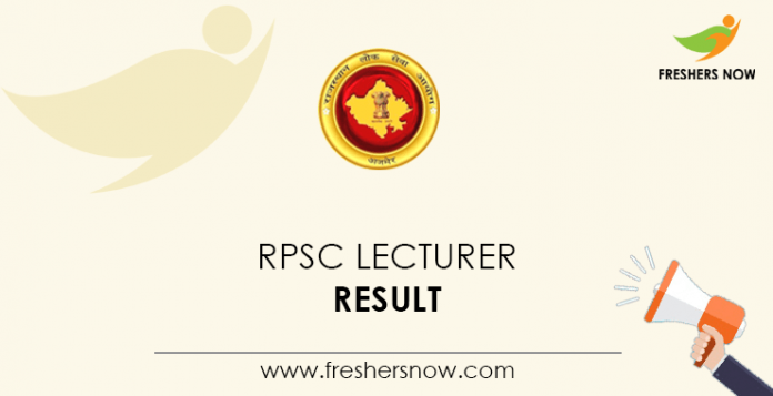RPSC-Lecturer-Result