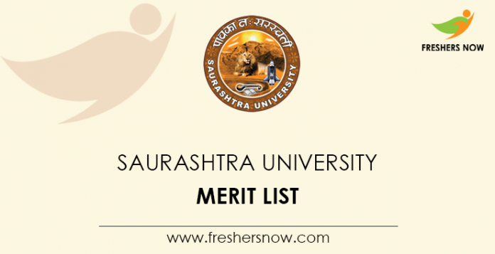 Saurashtra University Merit List