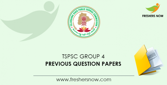 TSPSC Group 4 Previous Question Papers