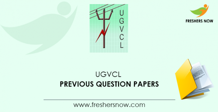 UGVCL Junior Engineer Previous Question Papers