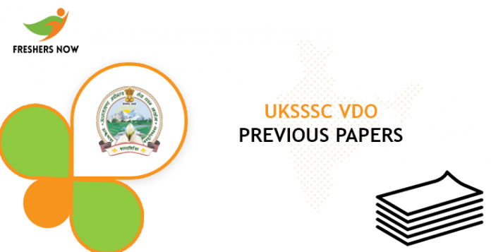 UKSSSC Graduate Level, VDO, GDPO Previous Question Papers