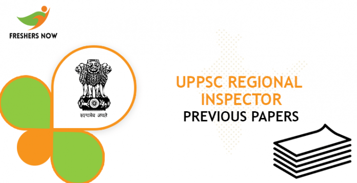 UPPSC Regional Inspector Previous Question Papers