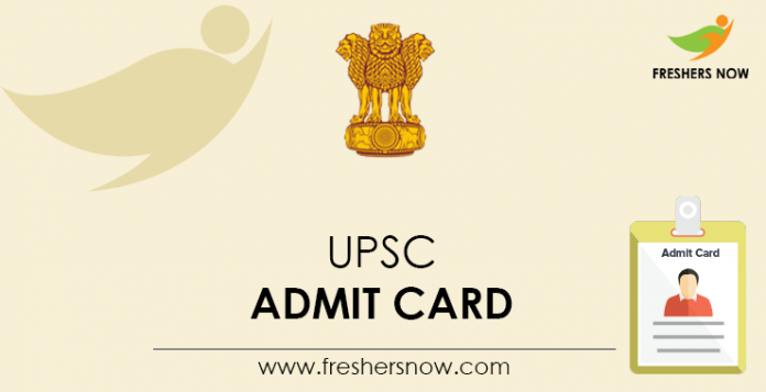 UPSC Admit Card