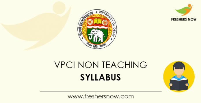VPCI-Non-Teaching- Syllabus
