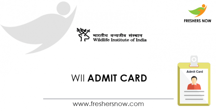 WII Admit Card