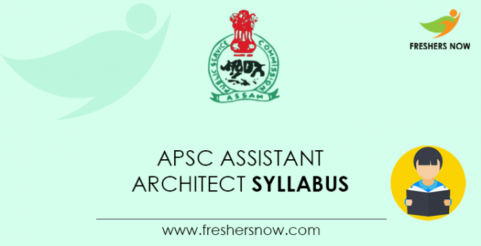APSC Assistant Architect Syllabus