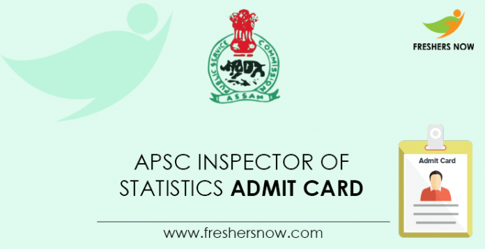 APSC-Inspector-of-Statistics-Admit-Card