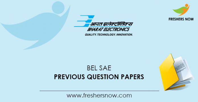 BEL SAE Previous Question Papers