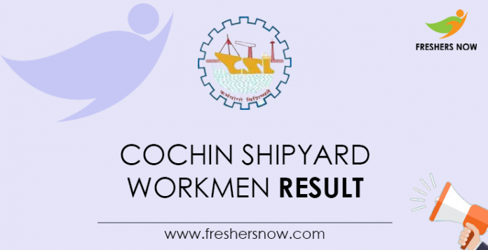 Cochin-Shipyard-Workmen-Result