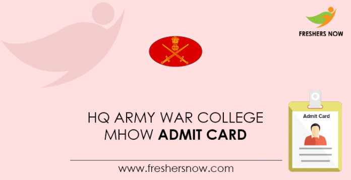 HQ-Army-War-College-MHOW-Admit-Card