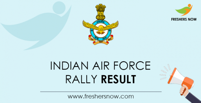 Indian Air Force Rally Result