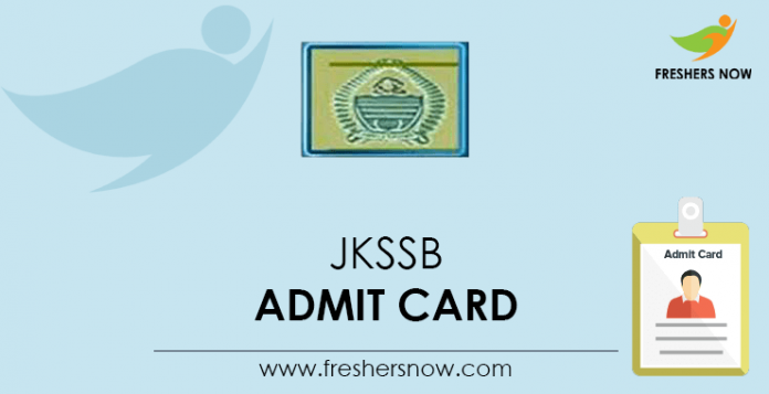 JKSSB-Admit-Card