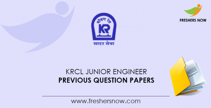 KRCL Junior Engineer Previous Question Papers