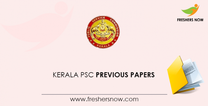 Kerala PSC Previous Question Papers