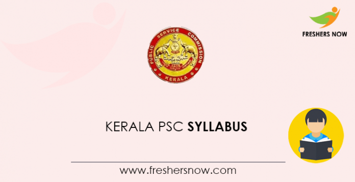 Kerala PSC Syllabus