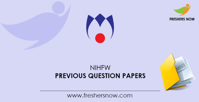 NIHFW-Previous-Question-Papers
