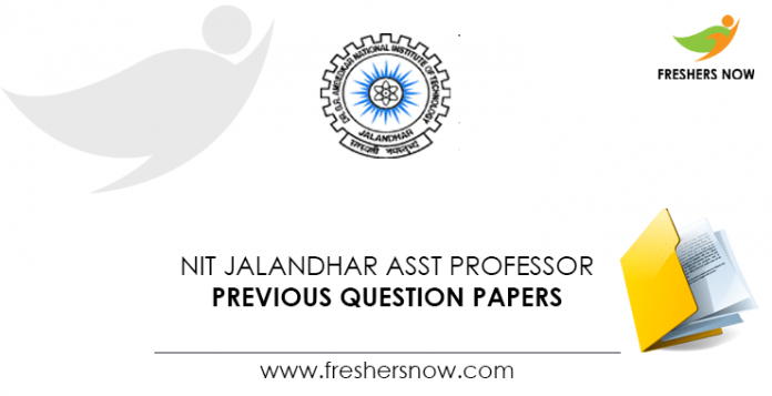 NIT-Jalandhar-Assistant-Professor-Previous-Question-Papers