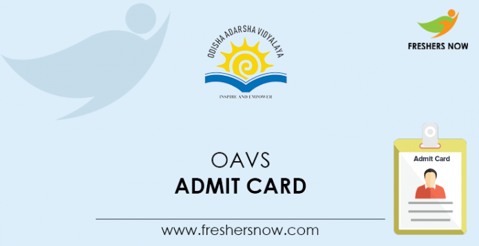 OAVS Admit Card