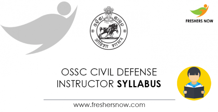 OSSC Civil Defense Instructor Syllabus