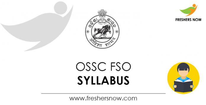 OSSC FSO Syllabus