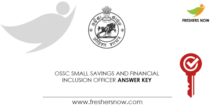 OSSC-Small-Savings-and-Financial-Inclusion-Officer-Answer-Key