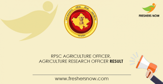 RPSC-Agriculture-Officer,-Agriculture-Research-Officer-Result