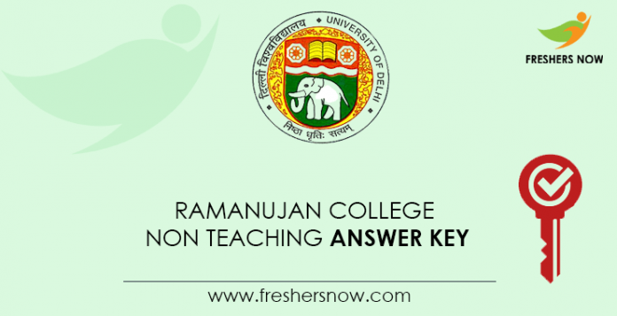 Ramanujan-College-Non-Teaching-Answer-Key