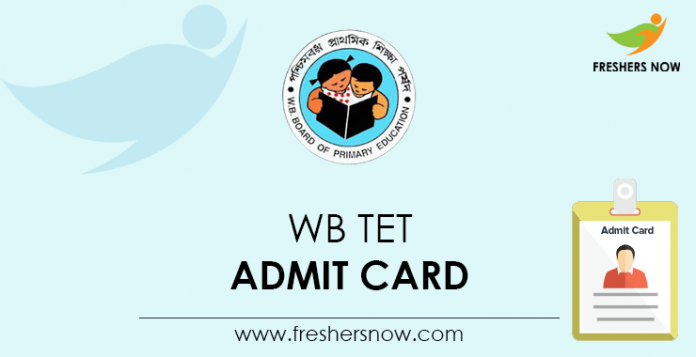 WB TET Admit Card