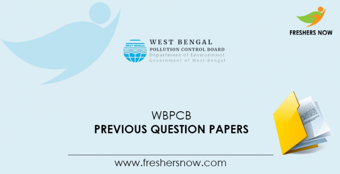 WBPCB Previous Question Papers