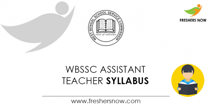 WBSSC Assistant Teacher Syllabus