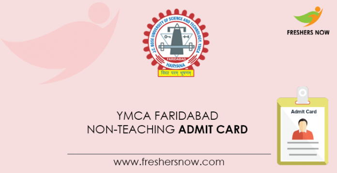 YMCA-Faridabad-Non-Teaching-Admit-Card