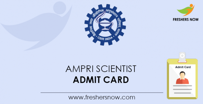 AMPRI-Scientist-Admit-Card