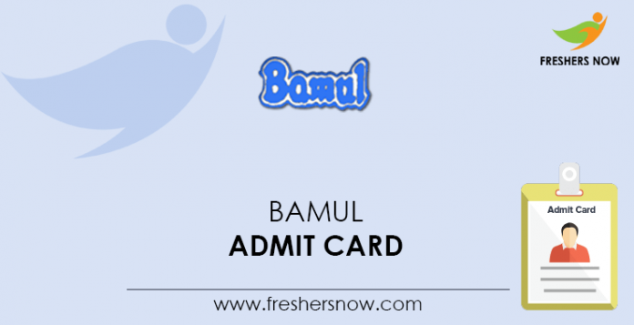 BAMUL-Admit-Card