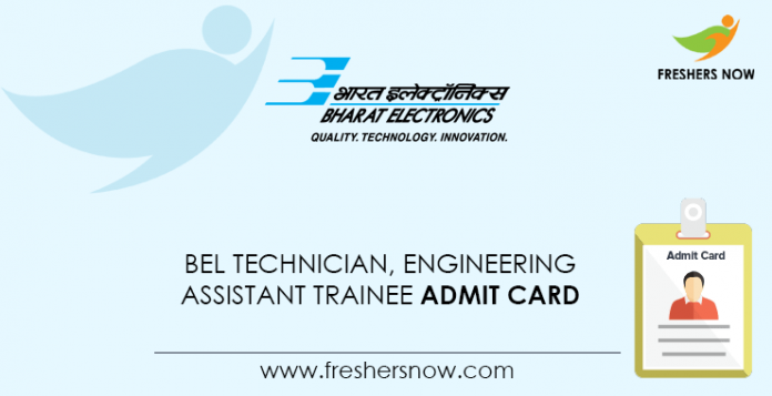 BEL-Technician,-Engineering-Assistant-Trainee-Admit-Card