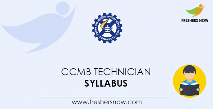 CCMB-Technician-Syllabus