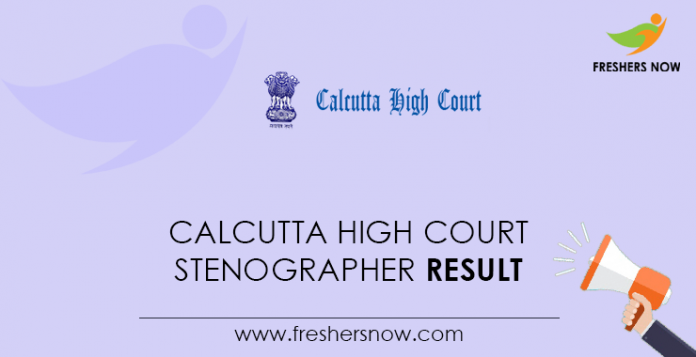 Calcutta-High-Court-Stenographer-Result
