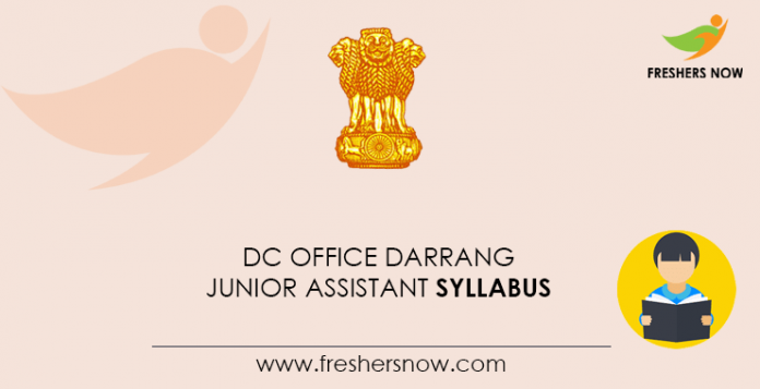 DC-Office-Darrang-Junior-Assistant-Syllabus