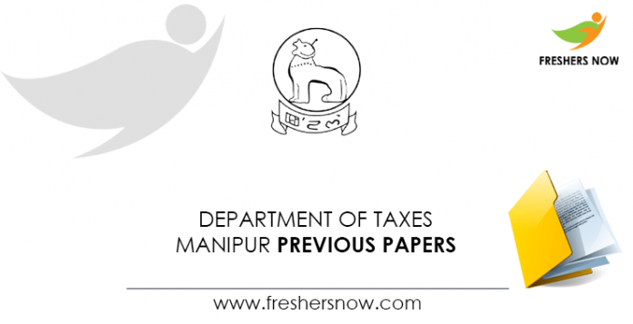 Department-of-Taxes-Manipur-Previous-Papers