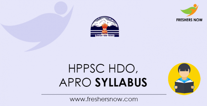 HPPSC-HDO,-APRO-Syllabus
