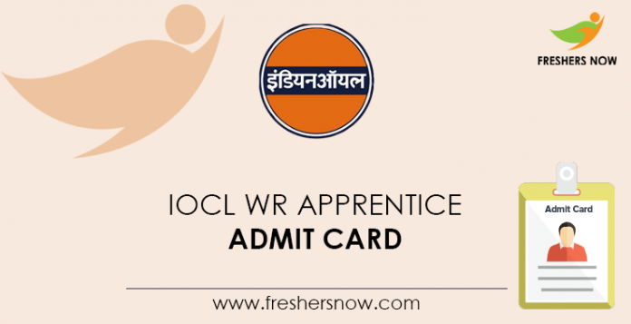 IOCL-WR-Apprentice-Admit-Card