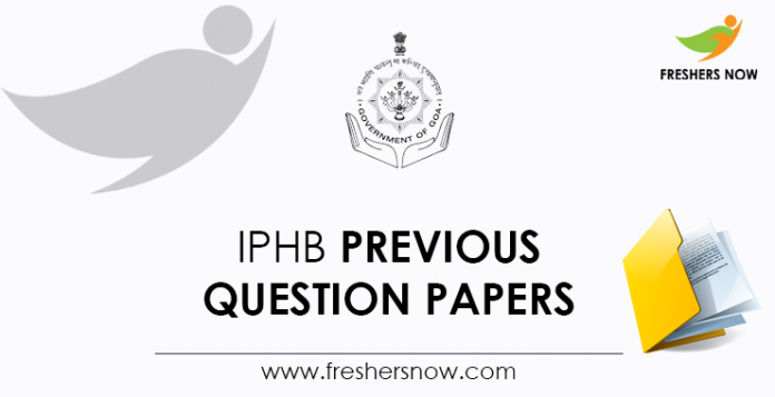 IPHB Previous Question Papers