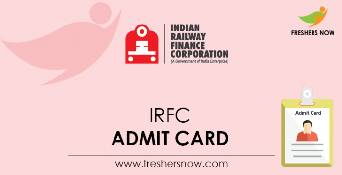 IRFC-Admit-Card